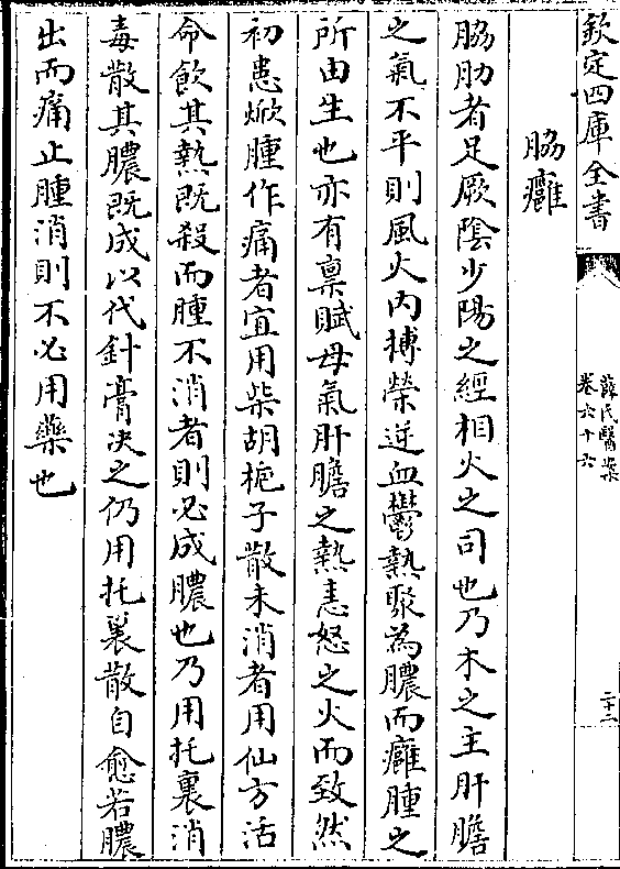 胁痈