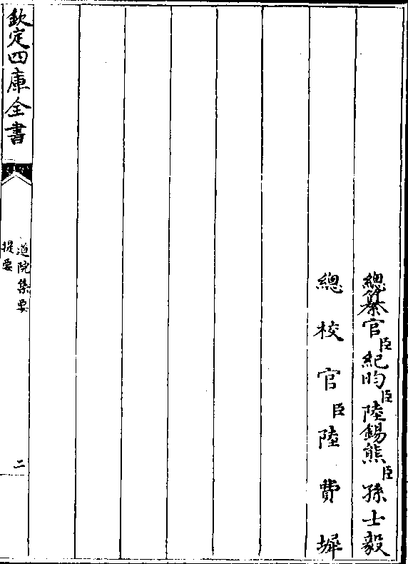 道院集要-宋-晁迥提要 提要 第 1a 页 wyg1052-0611a.