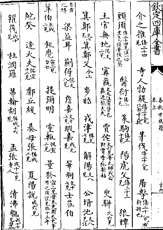 介之推(僖二十四/见)寺人勃鞮(僖二十五见/注