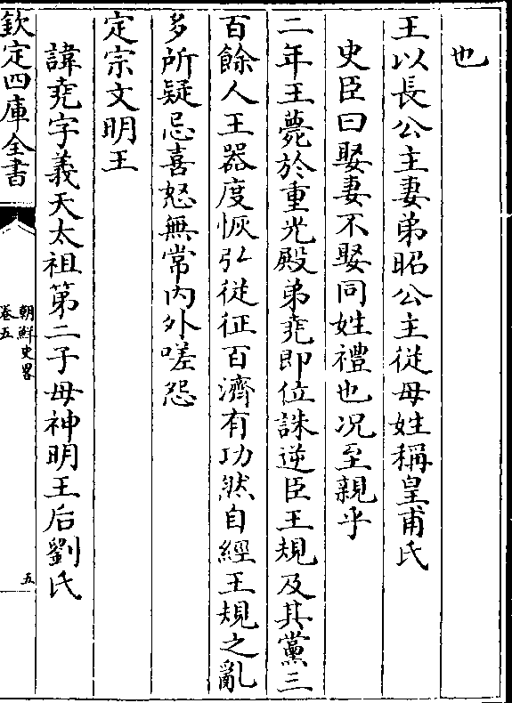 王以长公主妻弟昭公主从母姓称皇甫氏 史臣曰娶妻不娶同姓礼也况至亲