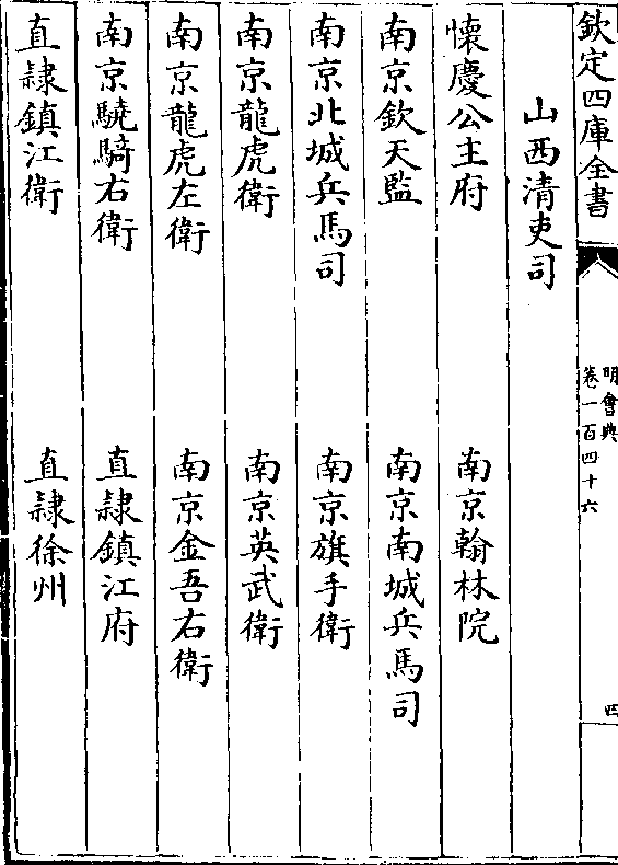 山西清吏司