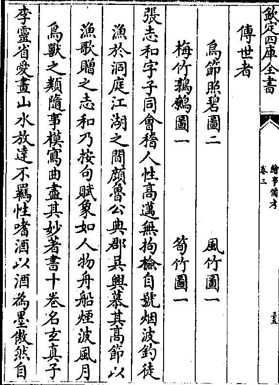 乌节照碧图二     风竹图一   梅竹鹑鹩图一     笋竹图一 张志褐字