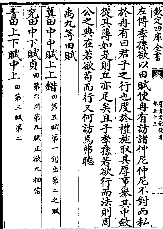 百姓足君论语哀公问于有若曰年饥用不足如之何有若对曰田赋类赋税门宋