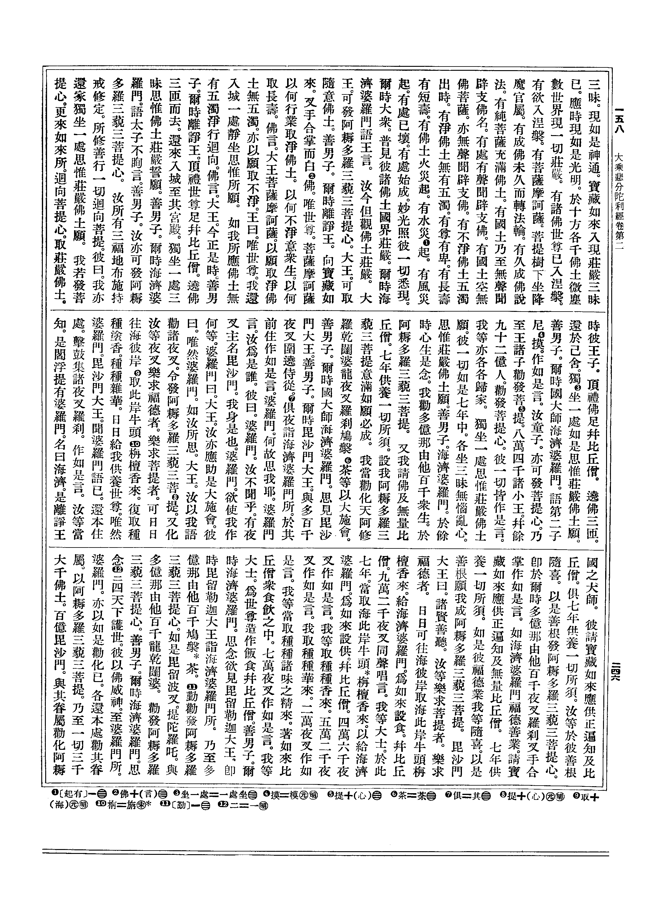 国之大师,彼请宝藏如来,应供,正遍知及比丘僧俱,七年供养一切所须.